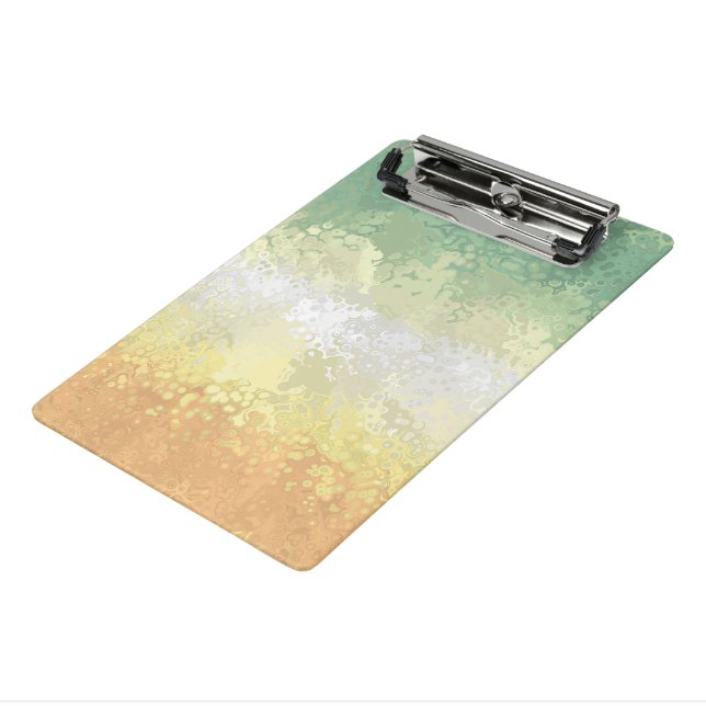 Abstract Genderflor Pride Flag    Mini Clipboard (Angled3)