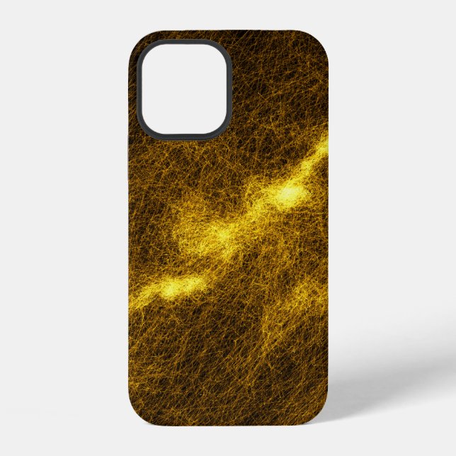 Abstract generated vintage pattern grunge graphic  iPhone case (Back)