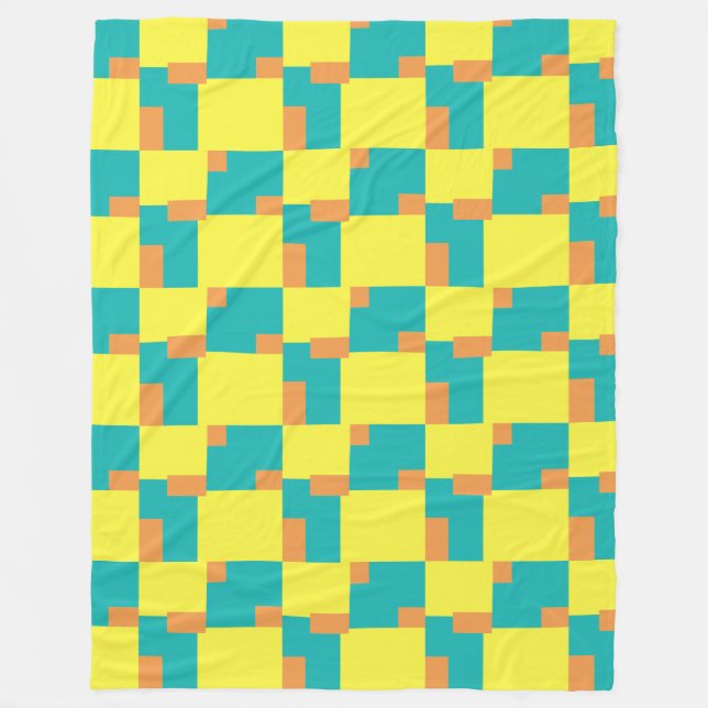 Abstract Geometric 020515 Fleece Blanket (Front)