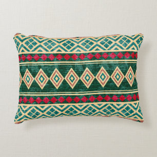 Abstract Geometric African Style Pattern Decorative Cushion