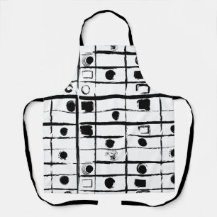 abstract geometric  apron