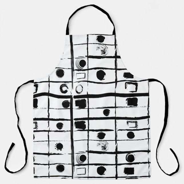 abstract geometric  apron (Front)