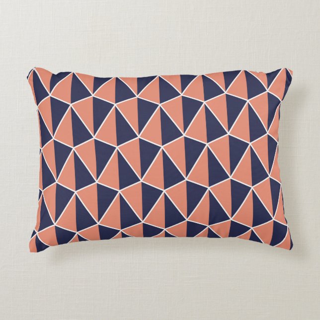 Abstract Geometric: Art Deco Seamless Decorative Cushion (Front)