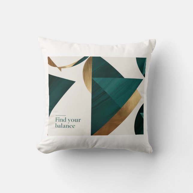 Abstract Geometric Art Modern minimalist  Cushion (Front)
