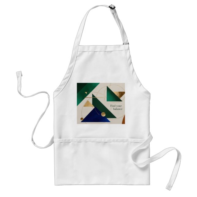 Abstract Geometric Art Modern minimalist  Standard Apron (Front)
