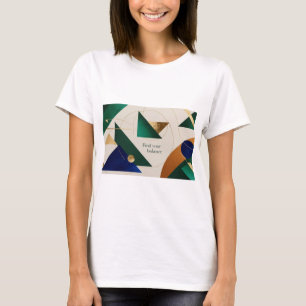 Abstract Geometric Art Modern poster minimalist T-Shirt