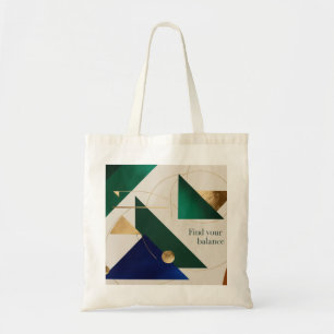 Abstract Geometric Art Modern tote bag minimalist 