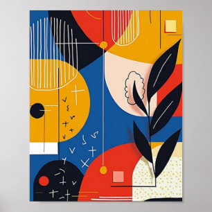 Abstract Geometric Art Poster