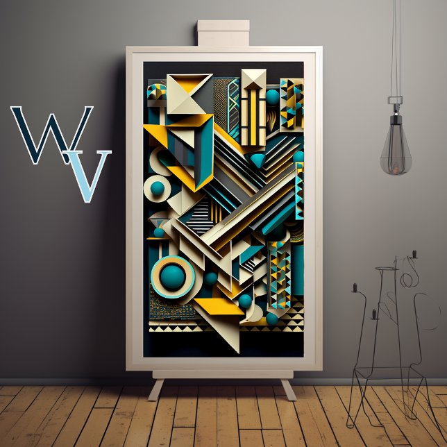 Abstract Geometric Art  Poster (Creator Uploaded)