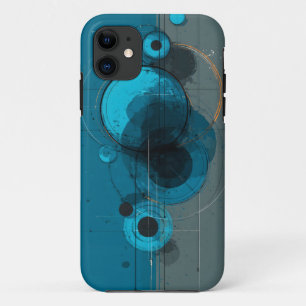 Abstract geometric artwork iPhone 11 case
