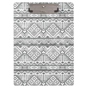 Abstract Geometric Aztec Pattern 2 Clipboard