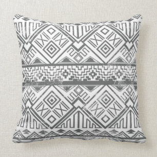 Abstract Geometric Aztec Pattern 2 Cushion
