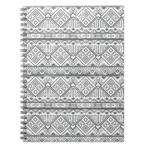 Abstract Geometric Aztec Pattern 2 Notebook