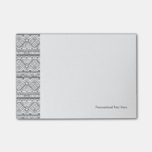 Abstract Geometric Aztec Pattern 2 Post-it Notes