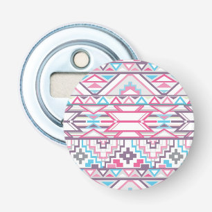 Abstract Geometric Aztec Pattern 3 Bottle Opener