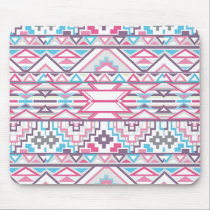 Abstract Geometric Aztec Pattern 3 Mouse Pad