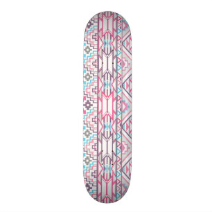 Abstract Geometric Aztec Pattern 3 Skateboard