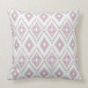 Abstract Geometric Aztec Pattern Cushion