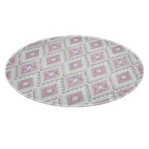 Abstract Geometric Aztec Pattern Cutting Board