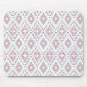 Abstract Geometric Aztec Pattern Mouse Pad