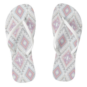 Abstract Geometric Aztec Pattern Thongs