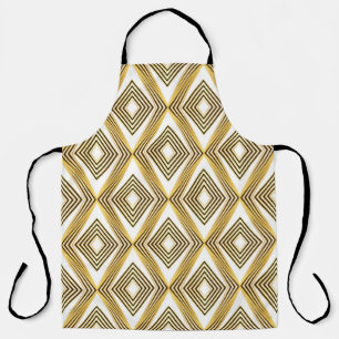 Abstract Geometric Background Art Deco Apron