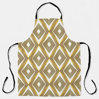 Abstract Geometric Background Art Deco Apron