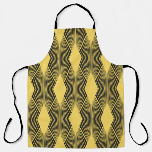 Abstract geometric background. Art Deco illustrati Apron