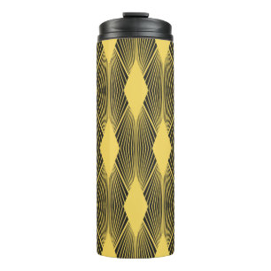 Abstract geometric background. Art Deco illustrati Thermal Tumbler