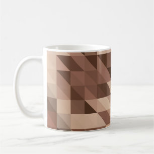Abstract geometric background looks like stylised  coffee mug