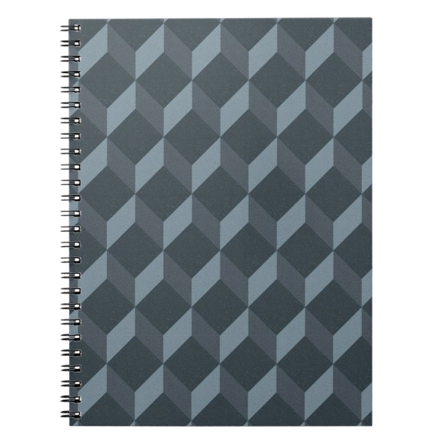Abstract Geometric Background Pattern Notebook (Front)