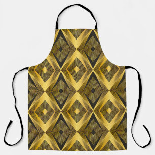 Abstract geometric background. Vintage Art Deco. Apron