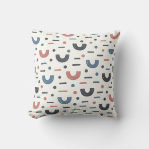 Abstract Geometric Boho Pattern Cushion