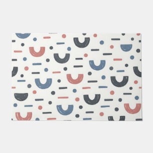 Abstract Geometric Boho Pattern Doormat