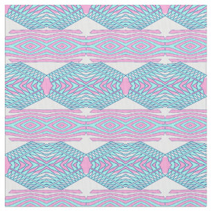 Abstract geometric boho pattern fabric
