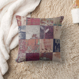 Abstract Geometric Botanical & Texture  Cushion