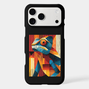 Abstract Geometric Chameleon iPhone Case