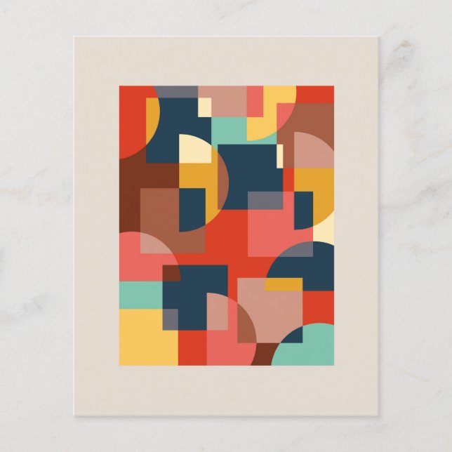 Abstract geometric circle background (Front)