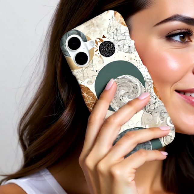 Abstract Geometric Circle Pattern Neutral Boho 384 (Creator Uploaded)