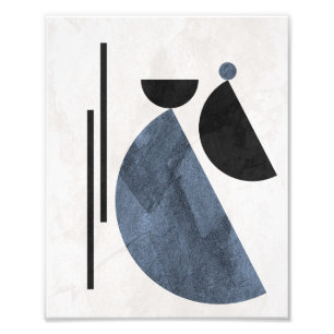 :Abstract Geometric Circles and Lines Photo Print