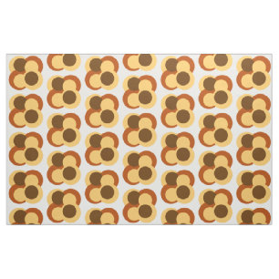 Abstract Geometric Circular Shapes Fabric