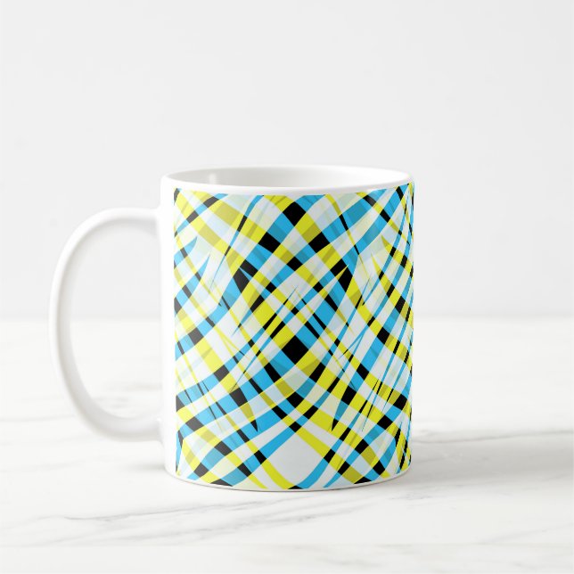 Abstract, geometric coffee mug (Left)