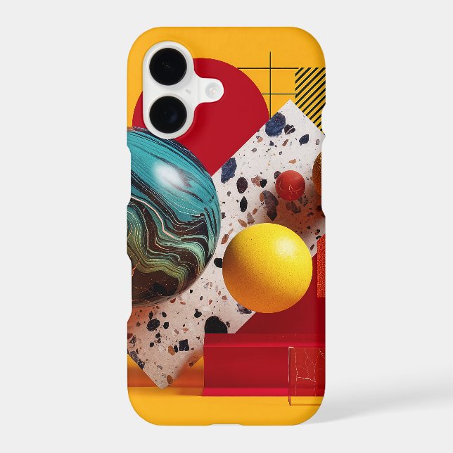 Abstract geometric colourful composition  (Back)