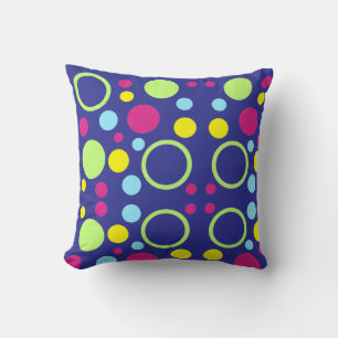 Abstract Geometric Colourful Cushion