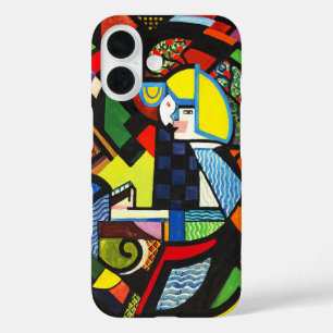 Abstract Geometric Colourful Modernist Painting iPhone 16 Case