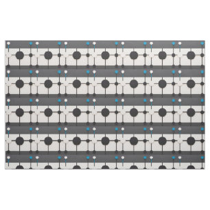 Abstract Geometric Composition Fabric