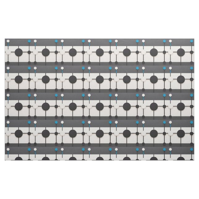 Abstract Geometric Composition Fabric (Fat Quarter)