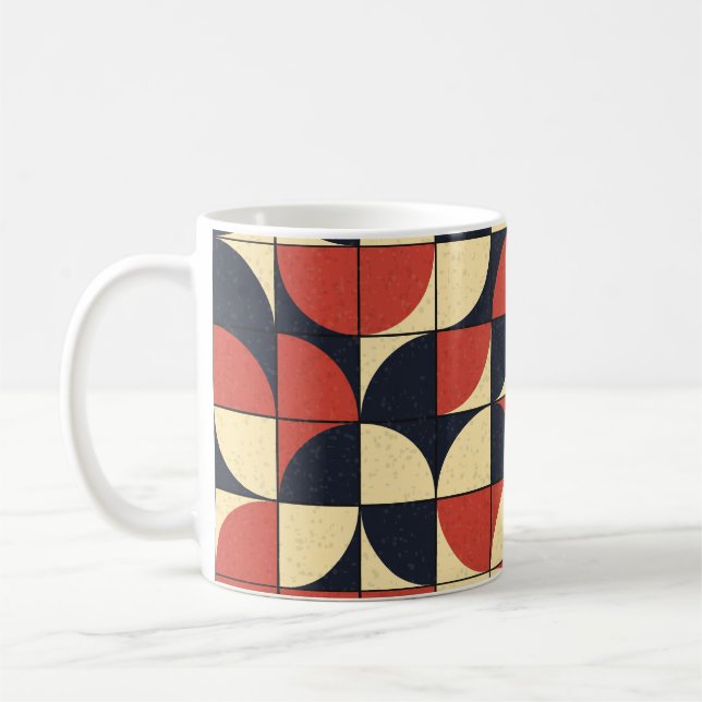 Abstract geometric: computational art. coffee mug (Left)