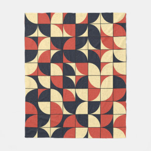 Abstract geometric: computational art. fleece blanket