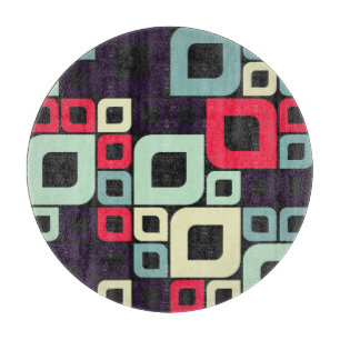 Abstract Geometric, Computational Art Illustration Cutting Board